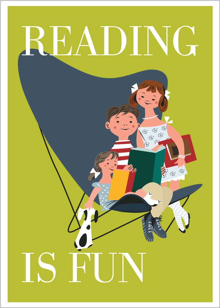 Reading is Fun 5 x 7 Card