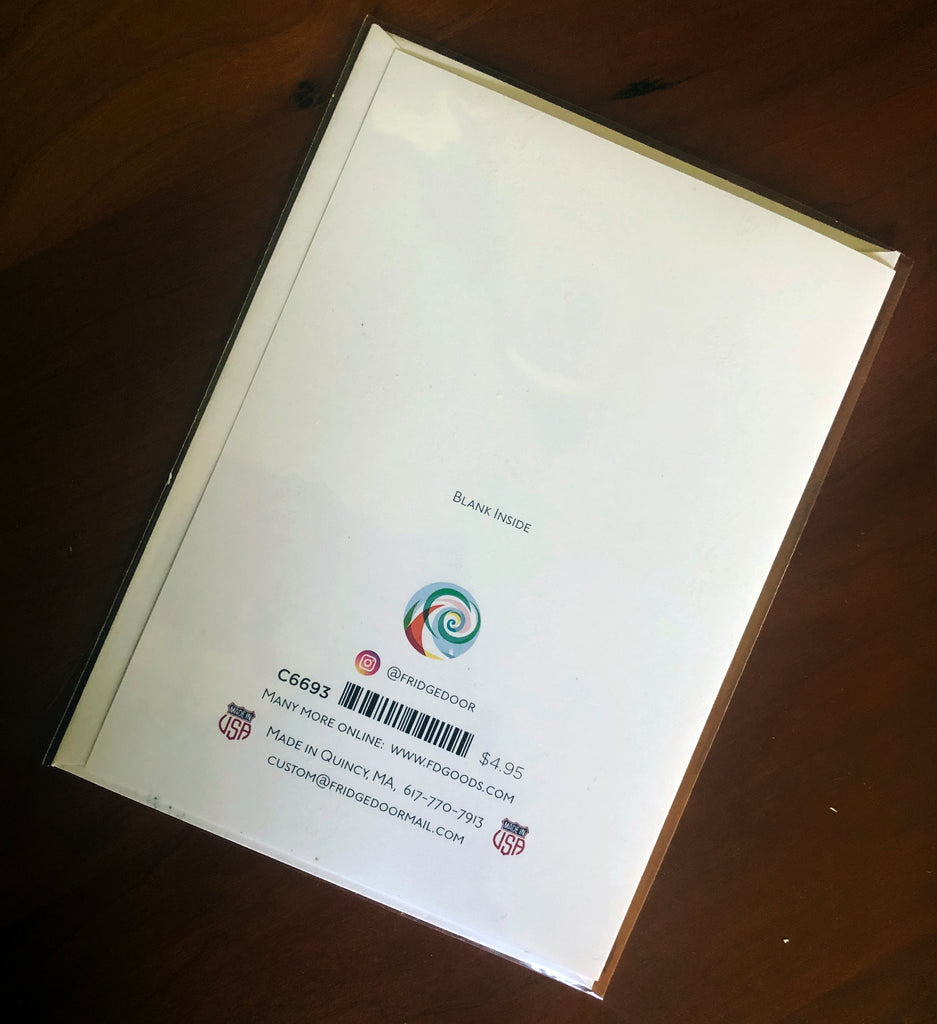 Vintage Cocktails Manhattan Greeting Card Back