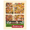 Boston Fenway Baseball Stands Magnet