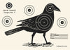 Crow Shooting Target Magnet