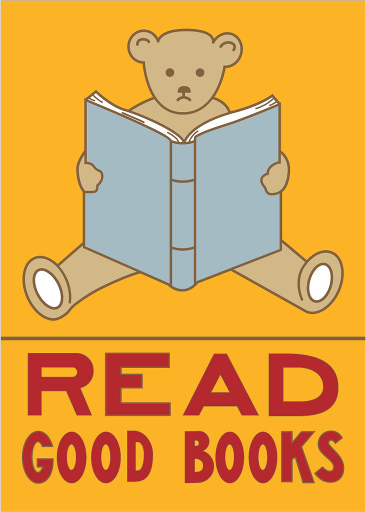 Read Good Books Teddy Bear Magnet