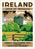Ireland Land of Romance Poster Magnet