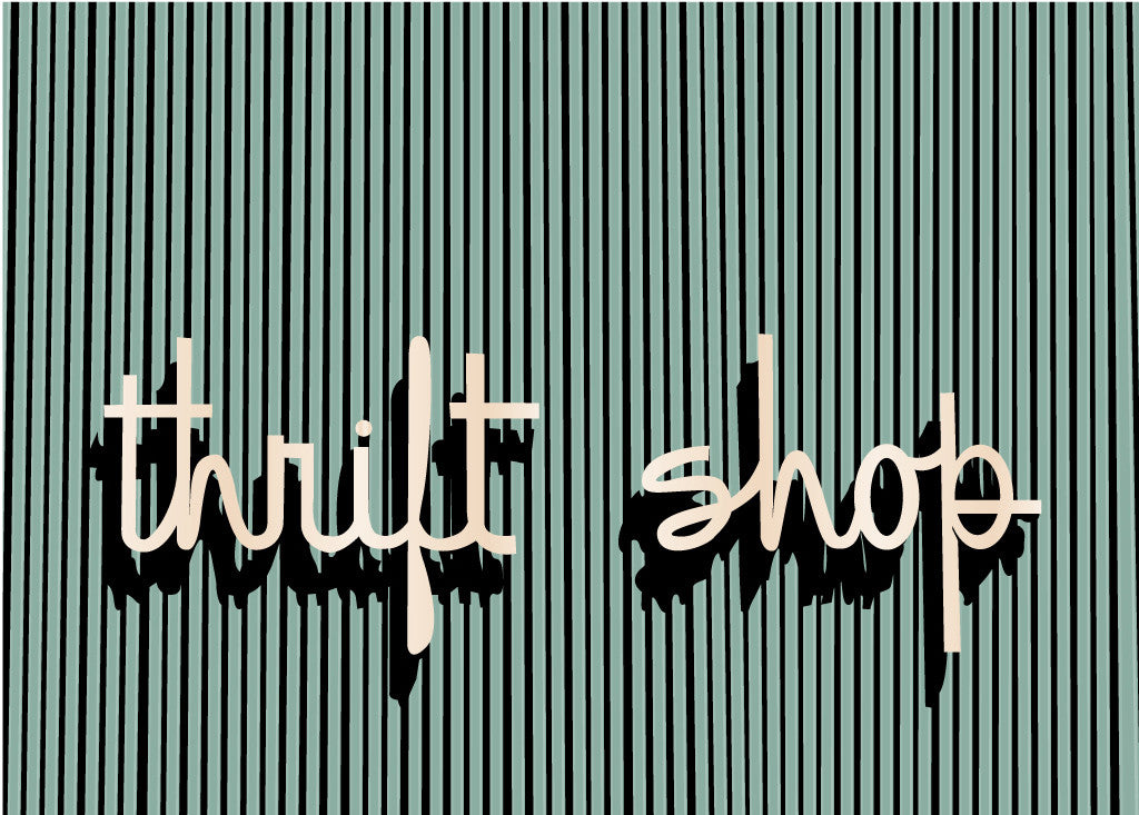 Thrift Shop Sign Magnet