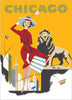 Chicago Windy City Shopper Print Magnet