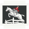 Elegant Horse Jumper Magnet & Greeting Card