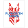 Plymouth Beach, Plymouth MA Magnet & Greeting Card
