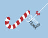 Joyeux Noel Candy Cane Magnet