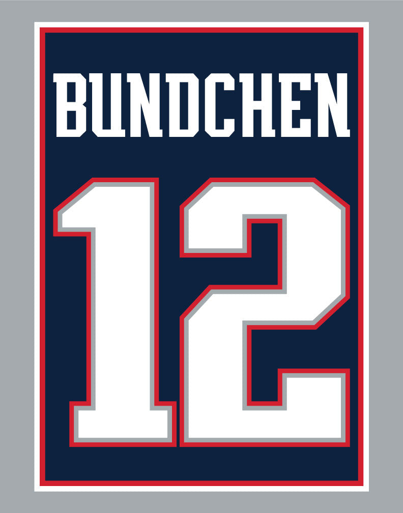 Bundchen 12 Jersey Magnet