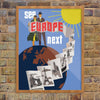 See Europe Next Travel Poster
