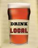 Drink Local Pint Glass Magnet
