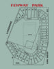 Fenway Park Layout Magnet