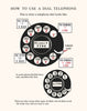 How To Use A Dial Telephone Magnet