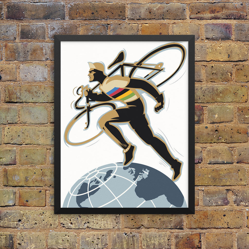 World Biker 11 x 14 Print