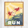 Run Sunshine Kids Print