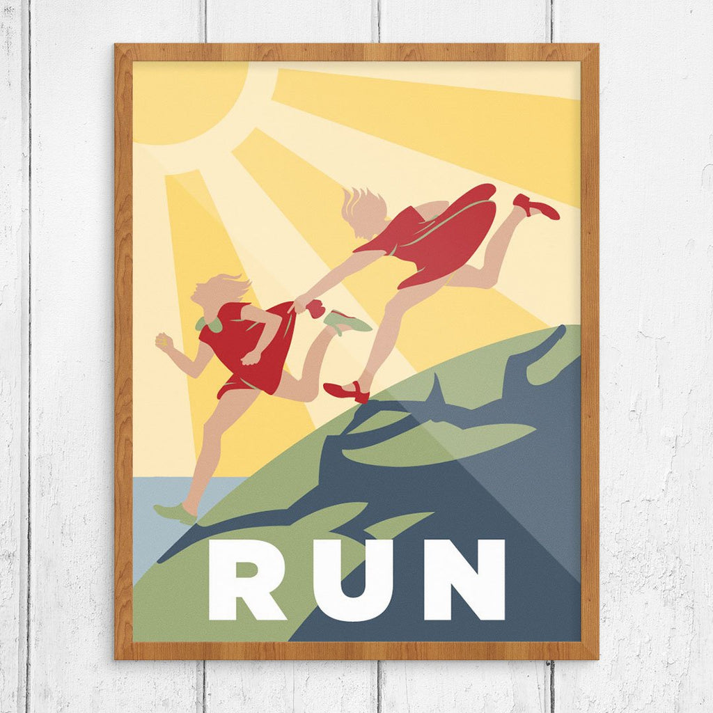 Run Sunshine Kids Print