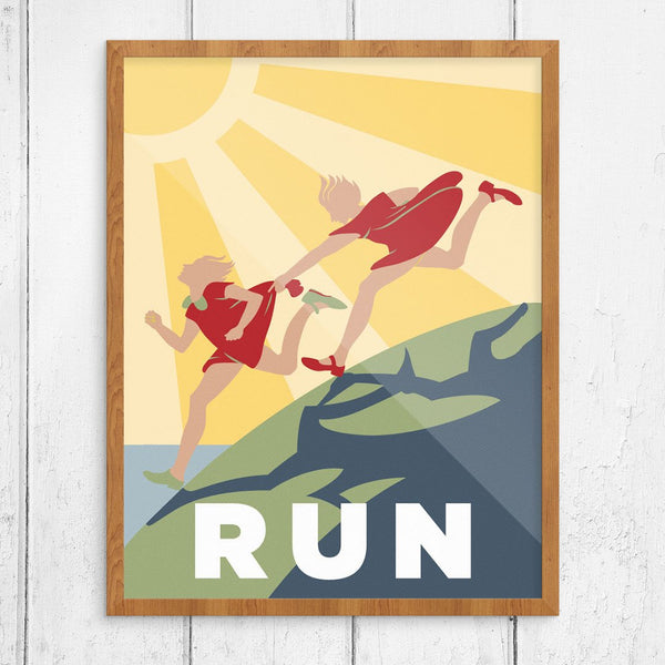 Run Sunshine Kids Print