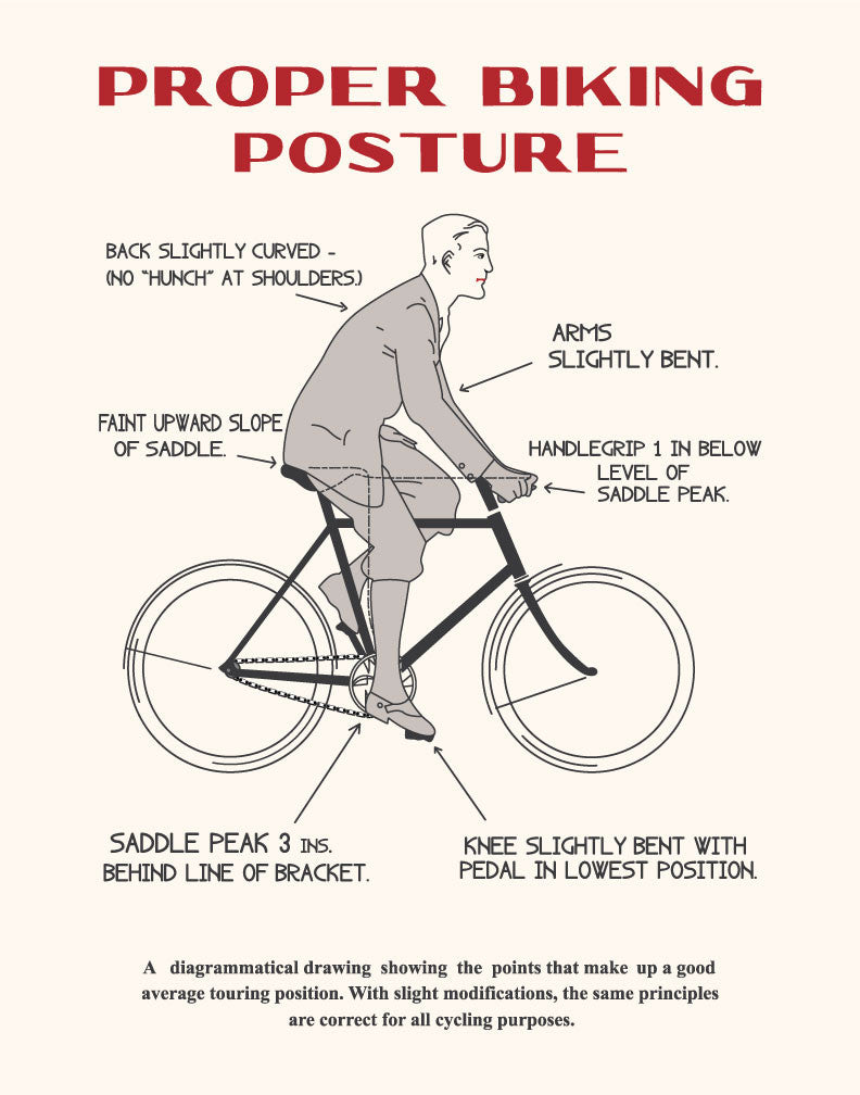 Proper Biking Posture Magnet