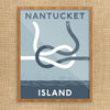 Nantucket Island Square Knot Print