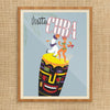 Visite Cuba Dancers on Drum 11 x 14 Print