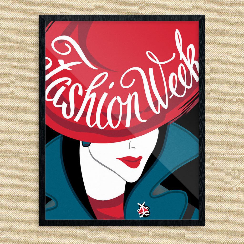 Fashion Week 11 x 14 Print