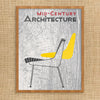 Mid-Century Modern Architecture 11 x 14 Print