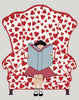 Valentine Book Reader Magnet