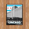 Chicago Merchandise Mart & Train 11 x 14 Print