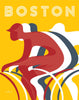 Boston Bikers Silhouettes Magnet