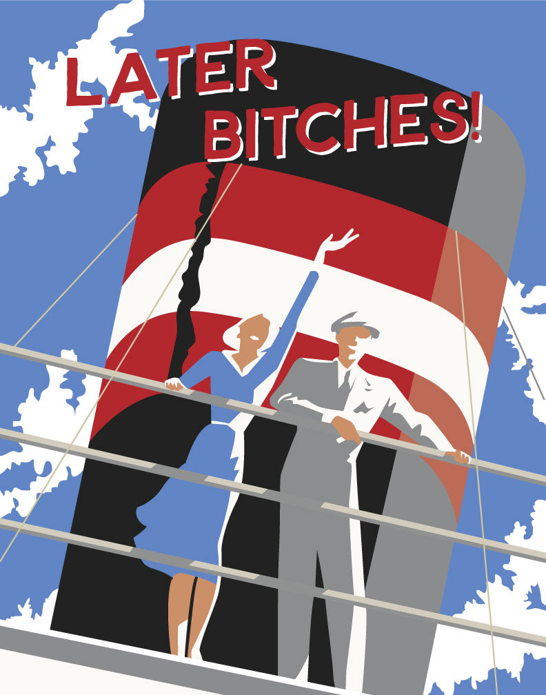 Later Bitches Couple Magnet