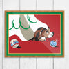 Christmas Puppy 11 x 14 Print
