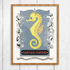 Martha's Vineyard Fanciful Seahorse Print