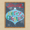 Merry Christmas Ornament 11 x 14 Print