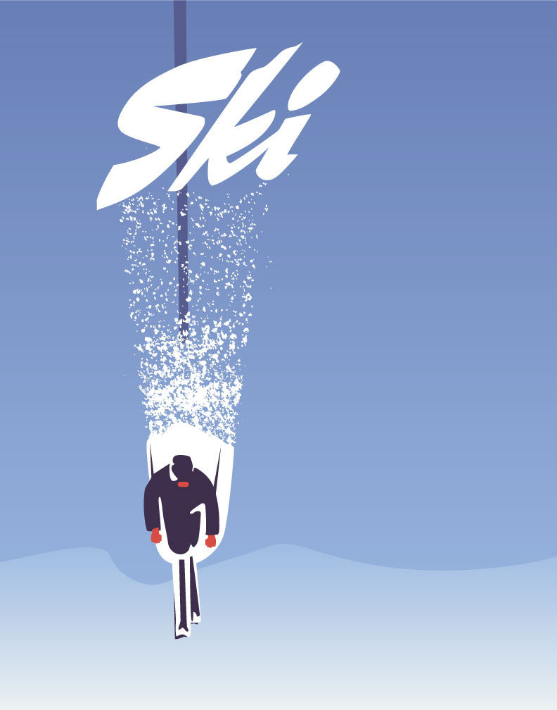 Ski Print & Magnet
