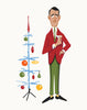 Bachelor Christmas Magnet