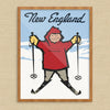 Ski New England Happy Skier Print