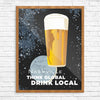 Nashville Think Global Drink Local Print
