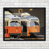 Mattapan-Ashmont High Speed Trolleys in Barn 11 x 14 Print