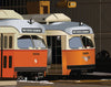 Mattapan-Ashmont High Speed Trolleys in Barn Magnet