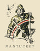 Nantucket Old Whaling Ship Captain Magnet