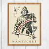 Nantucket Whaling Ship Captain Print