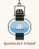 Nantucket Island Lantern and Whaling Ship Magnet