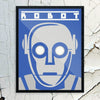 The Future is Here Robot Head Print