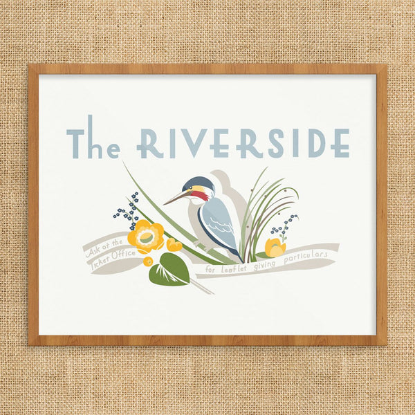 The Riverside London Transport Print