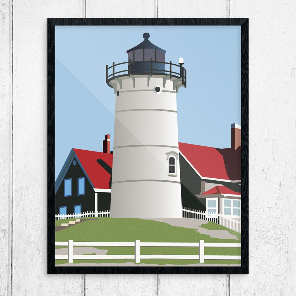 Nobska Light Woods Hole Print