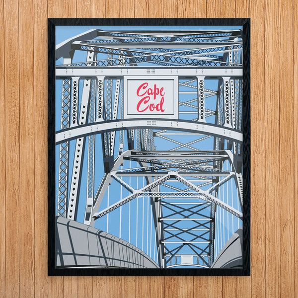 Welcome to Cape Cod Bourne Bridge Print