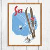 Ski Lone Skier Print