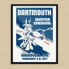 Dartmouth 1937 Winter Carnival Ski Poster