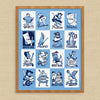 Major League Baseball 1956 Baseball Team Lineup Print