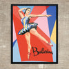 Paint By Number Ballerina in Spotlight Print