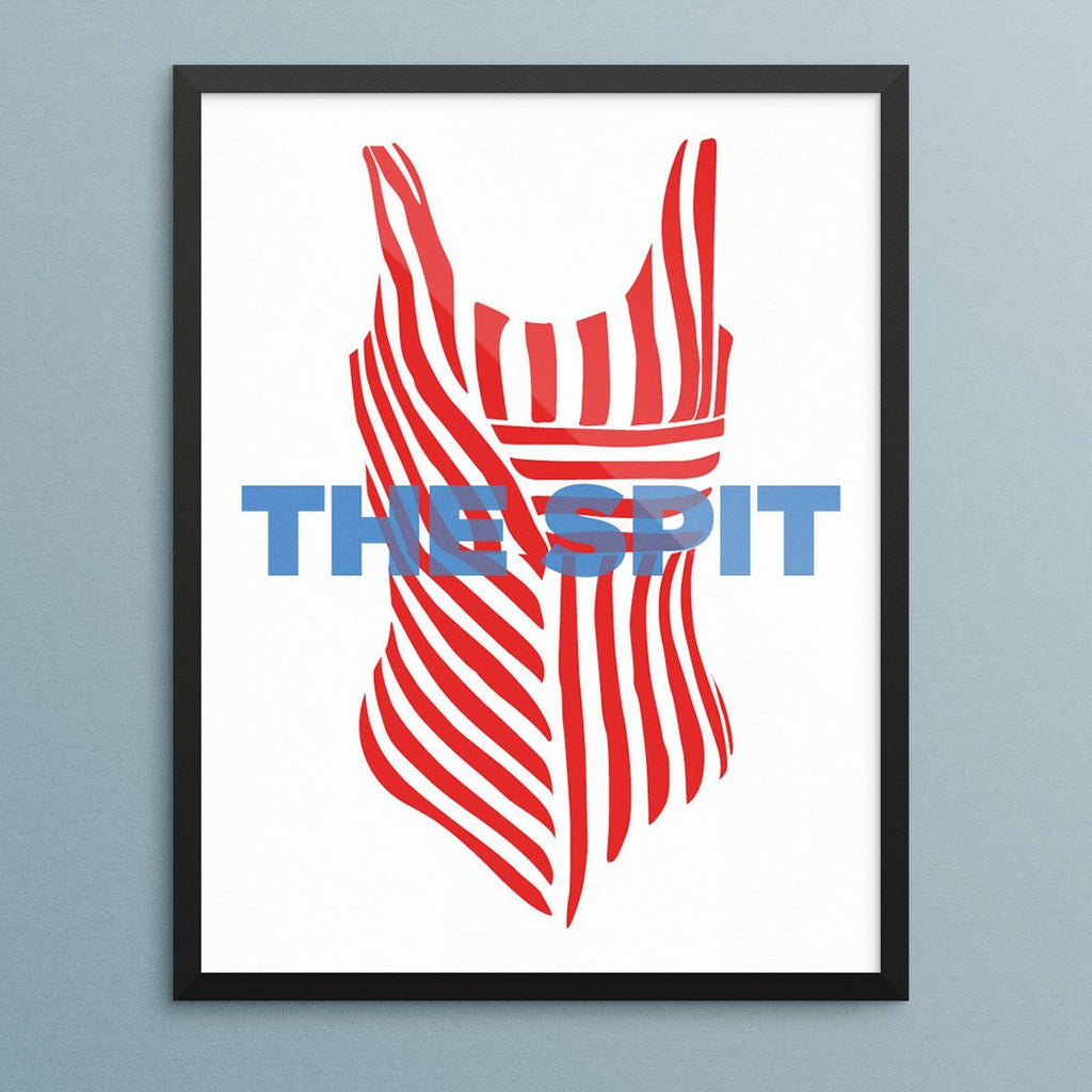 The Spit Bathing Suit Print